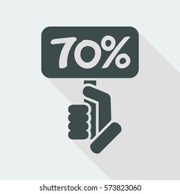 Discount label icon