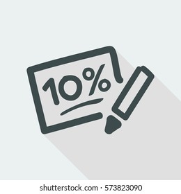 Discount label icon