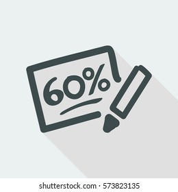 Discount label icon