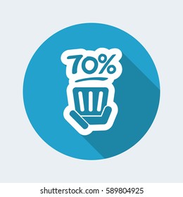Discount label icon