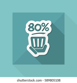 Discount label icon