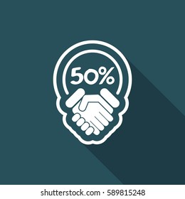 Discount label icon