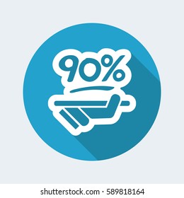 Discount label icon