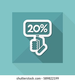 Discount label icon