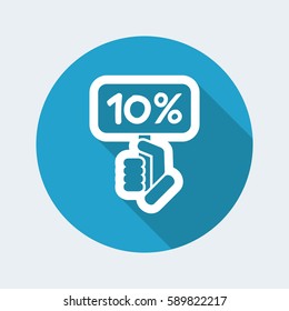 Discount label icon