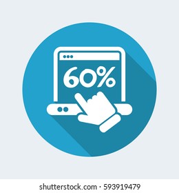 Discount label icon