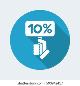 Discount label icon