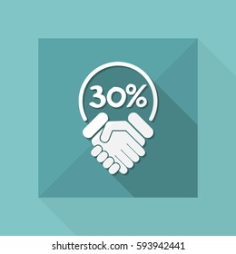 Discount label icon