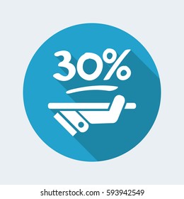 Discount label icon