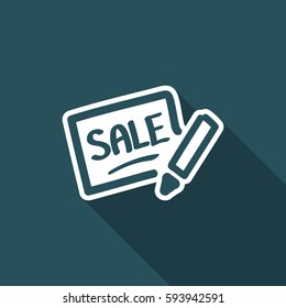Discount label icon
