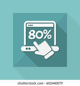 Discount label icon