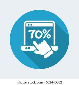 Discount label icon