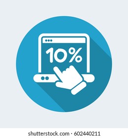 Discount label icon