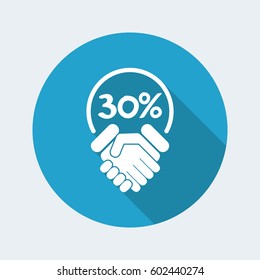 Discount label icon
