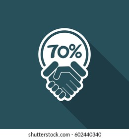 Discount label icon