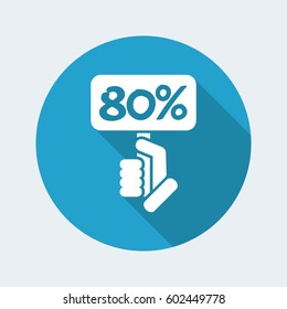 Discount label icon