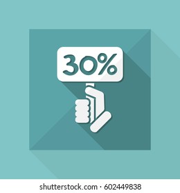 Discount label icon