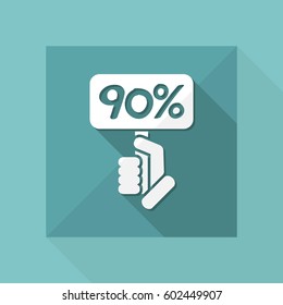 Discount label icon