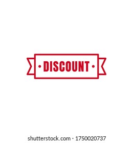 Discount label icon vector design