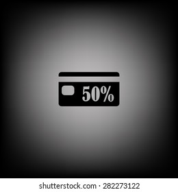 Discount label. icon. vector design