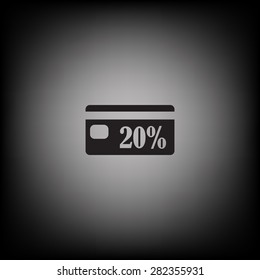Discount label. icon. vector design