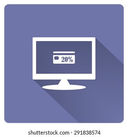 Discount label. icon. vector design