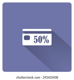 Discount label. icon. vector design