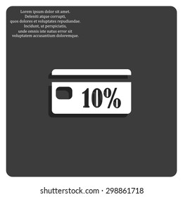 Discount label. icon. vector design