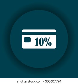 Discount label. icon. vector design