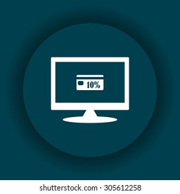 Discount label. icon. vector design