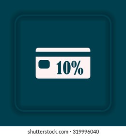 Discount label. icon. vector design