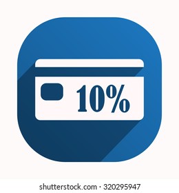 Discount label. icon. vector design