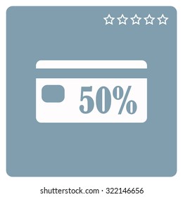 Discount label. icon. vector design
