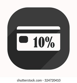 Discount label. icon. vector design