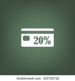 Discount label. icon. vector design