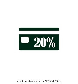 Discount label. icon. vector design
