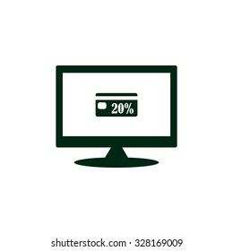 Discount label. icon. vector design