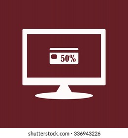 Discount label. icon. vector design