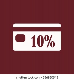 Discount label. icon. vector design