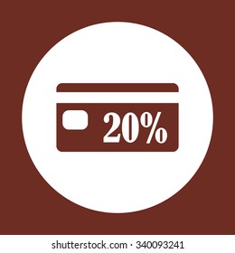 Discount label. icon. vector design