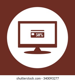 Discount label. icon. vector design