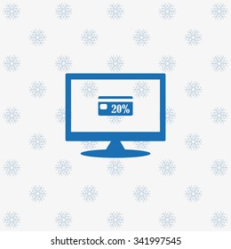 Discount label. icon. vector design