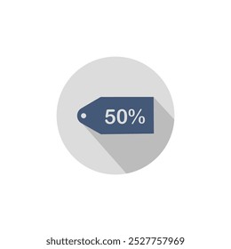 Discount label icon vector template