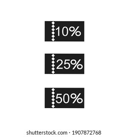Icono de etiqueta de descuento.diseño de ilustración vectorial