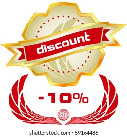 Discount label for sale