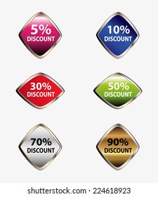 Discount label set 