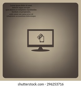 Discount label, Smartphone, phone, mobile phone. icon. vector design