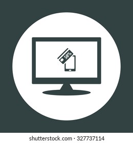 Discount label, Smartphone, phone, mobile phone. icon. vector design