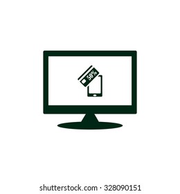 Discount label, Smartphone, phone, mobile phone. icon. vector design