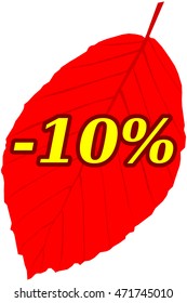 Discount label and sticker,
